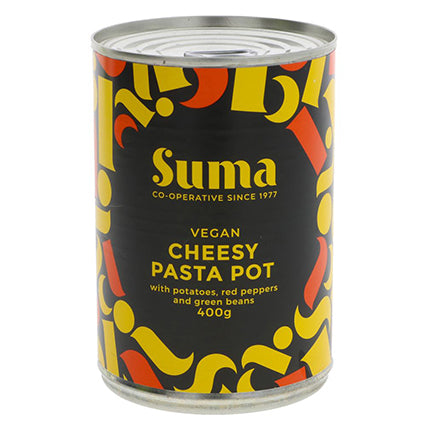 suma vegan cheesy pasta pot 400g