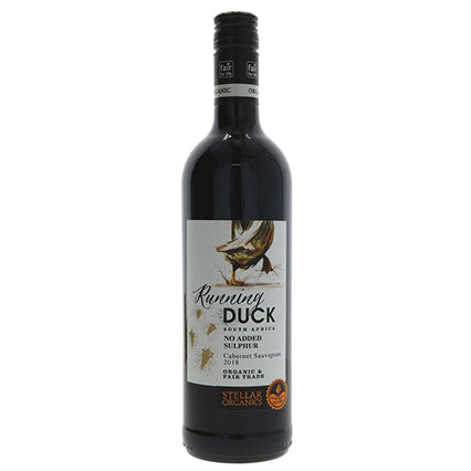 running duck organic vegan cabernet sauvignon red wine 75cl