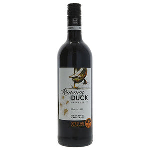 running duck organic vegan shiraz red wine 75cl
