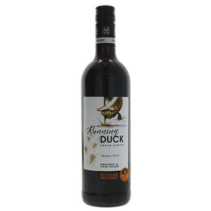 running duck organic vegan merlot red wine 75cl