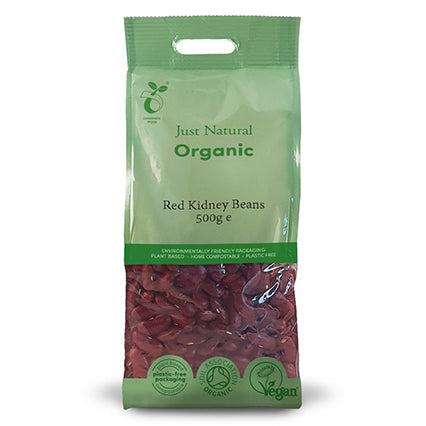 just natural organic red kidney beans 500g