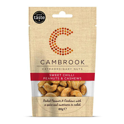 cambrook baked sweet chilli peanuts & cashews