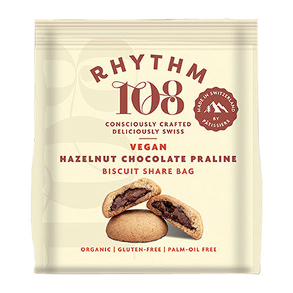 rhythm 108 hazelnut chocolate praline biscuit share bag