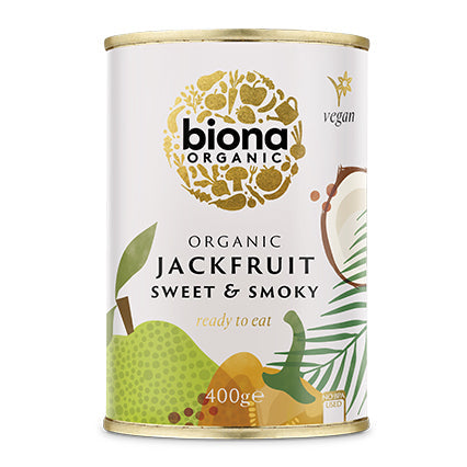 biona organic sweet & smoky jackfruit 400g