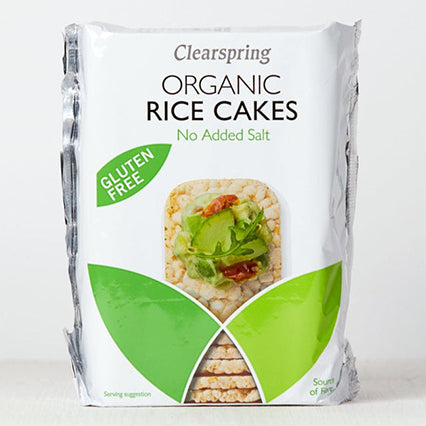 clearspring rice cakes no add salt 130g