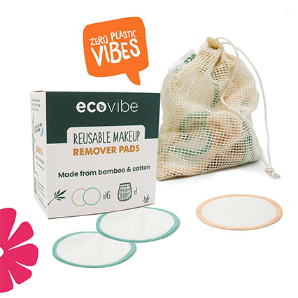 ecovibe 16 reusable makeup remover pads