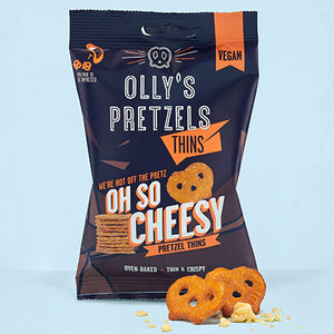 olly's vegan cheesy pretzel thins 35g