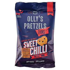 olly's vegan sweet chilli pretzel thins 35g
