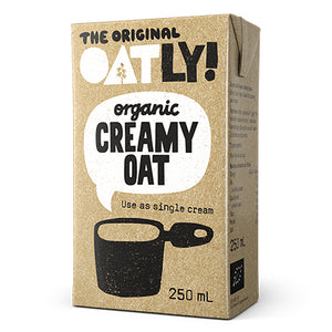 oatly organic creamy oat - vegan single cream 250ml