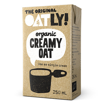 oatly organic creamy oat - vegan single cream 250ml