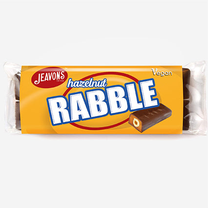 jeavons hazelnut rabble vegan chocolate bar 70g