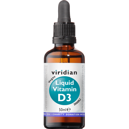 viridian liquid d3 2000iu vegan drops 50ml