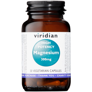 viridian high potency magnesium 300mg 30 vegan capsules