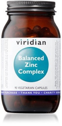 viridian balanced zinc 15mg complex 90 vegan capsules