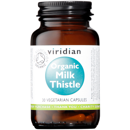 viridian milk thistle 400mg 30 vegan capsules
