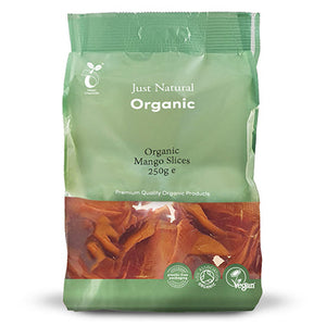 just natural organic mango slices 250g