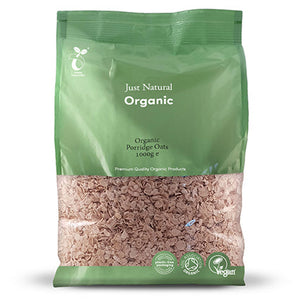 just natural organic porridge oats 1000g