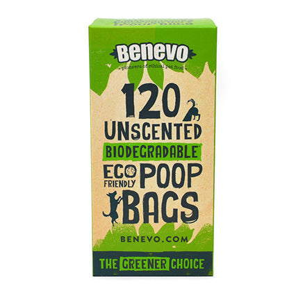 benevo 120 plant-based compostable poop bags