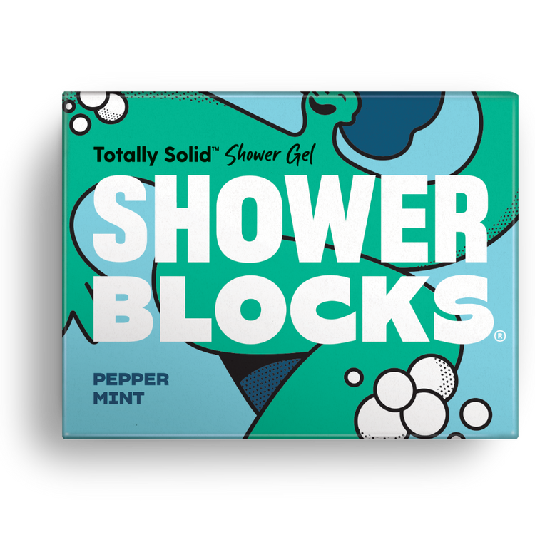 Shower Block Solid Shower Gel Peppermint 100g