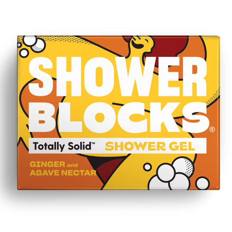 Shower Block Solid Shower Gel Ginger Agave 100g