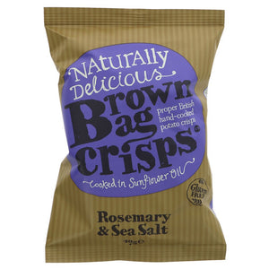 Brown Bag Crisps Rosemary & Sea Salt 40g