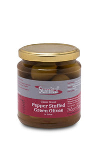 Sunita Pepper Stuffed Green Olives 265g