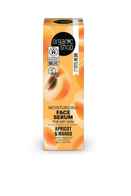 organic shop apricot face serum 30ml