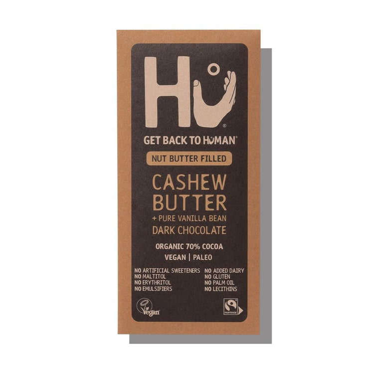 Hu Vegan Cashew Butter & Vanilla Dark Chocolate Bar 60g