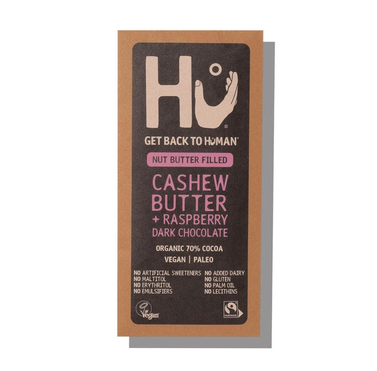 Hu Vegan Cashew Butter & Raspberry Dark Chocolate Bar 60g
