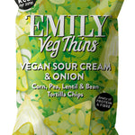 Emily Veg Thins Sour Cream & Onion Vegan 85g