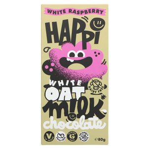 happi_white_raspberry_oat_milk_vegan_chocolate_bar_80g