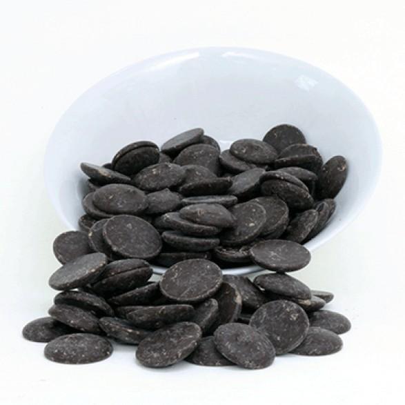 Organic 73% Dark Couverture Chocolate Buttons